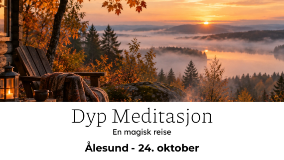 Poster som annonserer neste dyp meditasjon