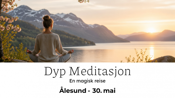 Poster som annonserer neste dyp meditasjon