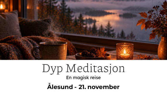 Poster som annonserer neste dyp meditasjon