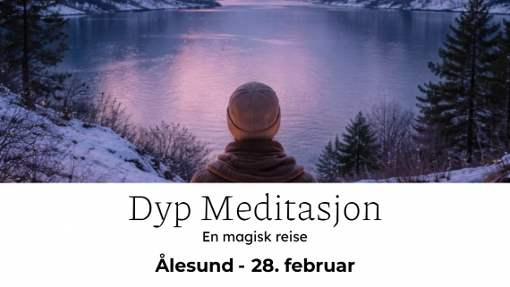 Poster som annonserer neste dyp meditasjon